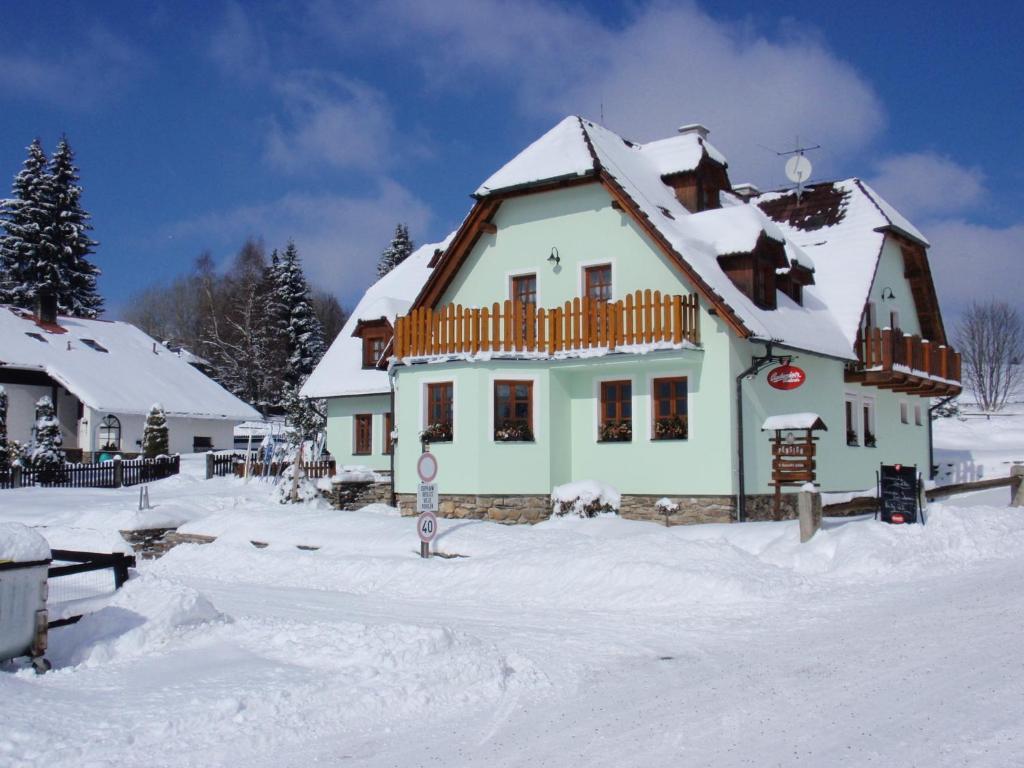 Penzion U Studeneho Potoka Hotel Nove Hutě Bagian luar foto